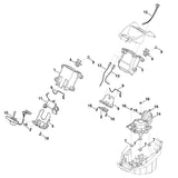 STIHL 6358-430-1415 Elektronik Modul positie 11 technische tekening