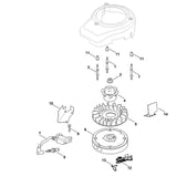 STIHL 0002-160-1001 Bremseinrichtung positie 12 technische tekening