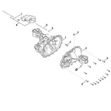 STIHL 0012-640-6100 Öltank positie 9 technische tekening