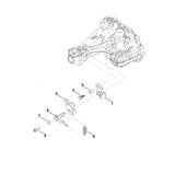 STIHL 0012-643-0101 Hebel positie 4 technische tekening