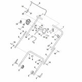 STIHL 6291-951-3520 Schraube M4x10 positie 12 technische tekening