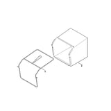 STIHL 6291-820-4700 Fangsack (Gewebe) positie 2 technische tekening