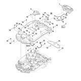 STIHL 6309-440-3080 Kabelbaum (Stopp) positie 5 technische tekening