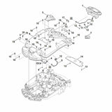 STIHL 6309-967-1510 Typenschild RMI 632 C positie 8 technische tekening