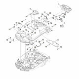 STIHL 6309-967-1500 Typenschild RMI 632 P positie 8 technische tekening