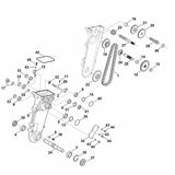 STIHL 6250-643-1301 Abdeckung positie 34 technische tekening
