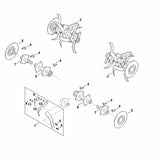 STIHL 6250-716-4800 Klappsplint positie 4 technische tekening