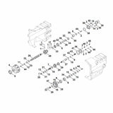 STIHL 6251-647-5600 Dichtring positie 37 technische tekening