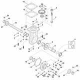 STIHL 6251-649-0302 Dichtung positie 16 technische tekening