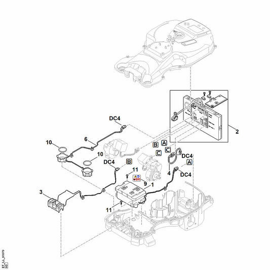 STIHL 6301-400-6541 AAI 100.2 positie 1 technische tekening