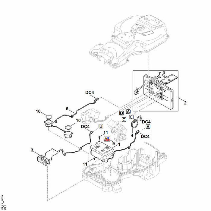 STIHL 9645-946-3203 Runddichtring 31x3,5-75 EPDM positie 10 technische tekening