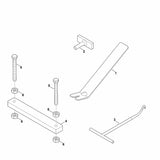 STIHL 9210-261-0725 Sechskantmutter 5/16" positie 6 technische tekening