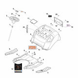 STIHL 6165-780-2002 Abdeckung positie 17 technische tekening