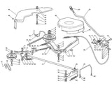 STIHL 6125-760-1510 Schalthebel positie 76 technische tekening