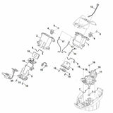 STIHL 6338-430-1411 Elektronik Modul positie 10 technische tekening