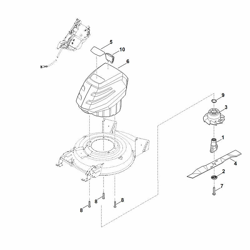 STIHL 6357-967-1525 Typenschild RMA 2 RPV positie 5 technische tekening