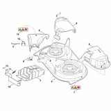 STIHL 6165-700-2702 Klappe positie 8 technische tekening