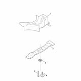 STIHL 6338-702-0105 Multi-Messer positie 2 technische tekening
