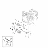 STIHL 0004-180-6705 Halter positie 1 technische tekening