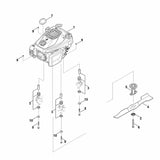 STIHL 6361-967-1501 Typenschild RM 3 RT positie 7 technische tekening