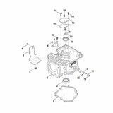STIHL 6251-640-5100 Kugellager positie 2 technische tekening