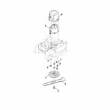STIHL 6320-702-0130 Messer positie 5 technische tekening