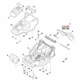 STIHL 6311-700-2725 Klappe positie 5 technische tekening