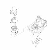 STIHL 6311-600-0211 Elektromotor positie 2 technische tekening