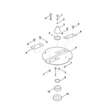 STIHL 6903-702-2800 Abweiser positie 3 technische tekening