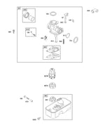 STIHL 0003-000-1317 694394 PRIMER-VERGASER positie 976 technische tekening