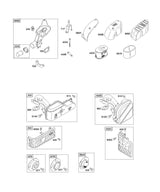 STIHL 0003-000-0063 273356S LUFTFILTERSCHAUMSTOFF positie -1 technische tekening