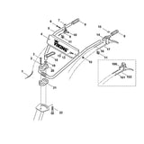 STIHL 6227-710-9902 Kupplungszug (Vorwärts) positie 17 technische tekening