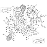 STIHL 6907-731-8420 Steckbolzen positie 11 technische tekening