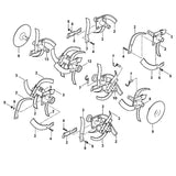 STIHL 6228-710-0200 Hacksatz kpl. links positie 10 technische tekening