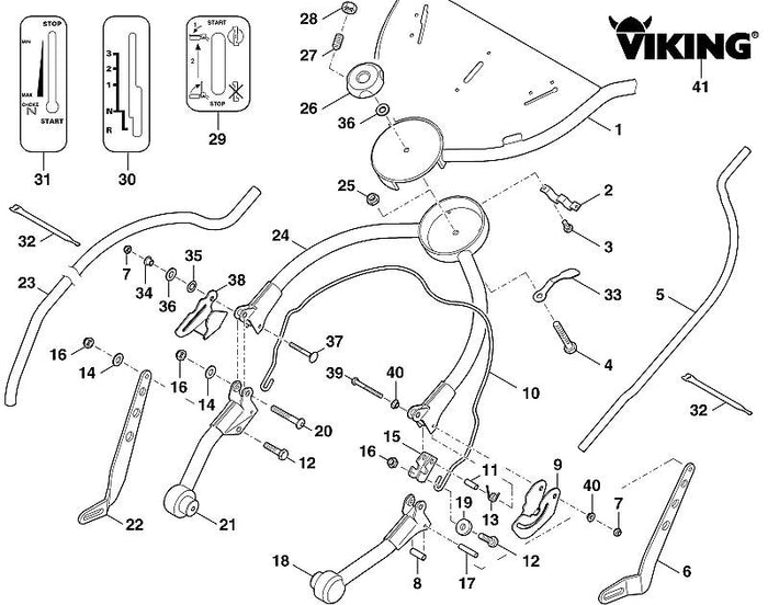STIHL 6395-766-0510 Wellrohr ø15x850 positie 23 technische tekening