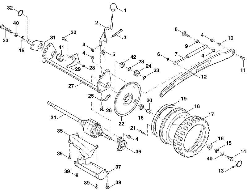 STIHL 6395-703-3510 Abdeckung positie 35 technische tekening