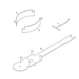 STIHL 0000-007-1042 Satz Einstellteile positie 1 technische tekening