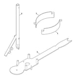STIHL 6375-890-8800 Spannwerkzeug positie 2 technische tekening