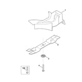 STIHL 6358-760-9900 Multi-Messer positie 2 technische tekening