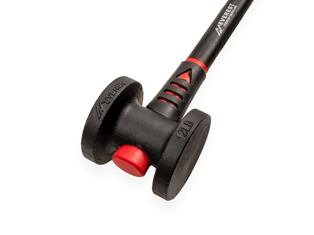 Everest Pfahlhammer / Vorschlaghammer - 5,4 kg - mit 90 cm Fiberglasstiel Detailansicht