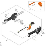 STIHL FA014403026 Kabelbaum positie 5 technische tekening