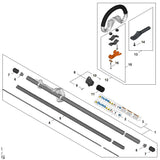 STIHL FA080071305 Satz Befestigungsteile positie 15 technische tekening
