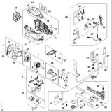 STIHL FA024301402 Elektronikmodul positie 4 technische tekening