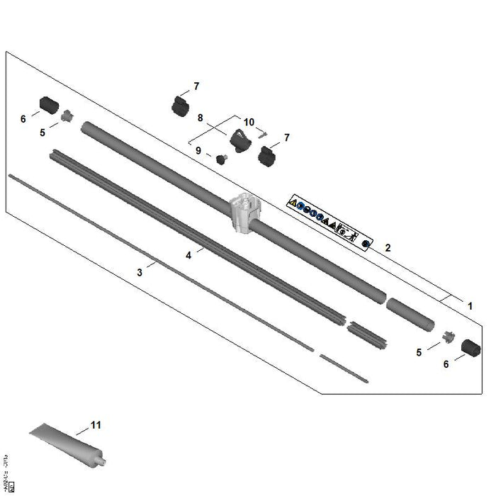 STIHL FA087920100 Sterngriff positie 8 technische tekening