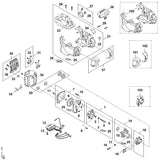 STIHL FA036003503 Abdeckung positie 37 technische tekening