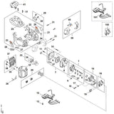 STIHL FA030840900 Haube positie 25 technische tekening
