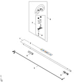 STIHL FA124403001 Kabelbaum positie 3 technische tekening