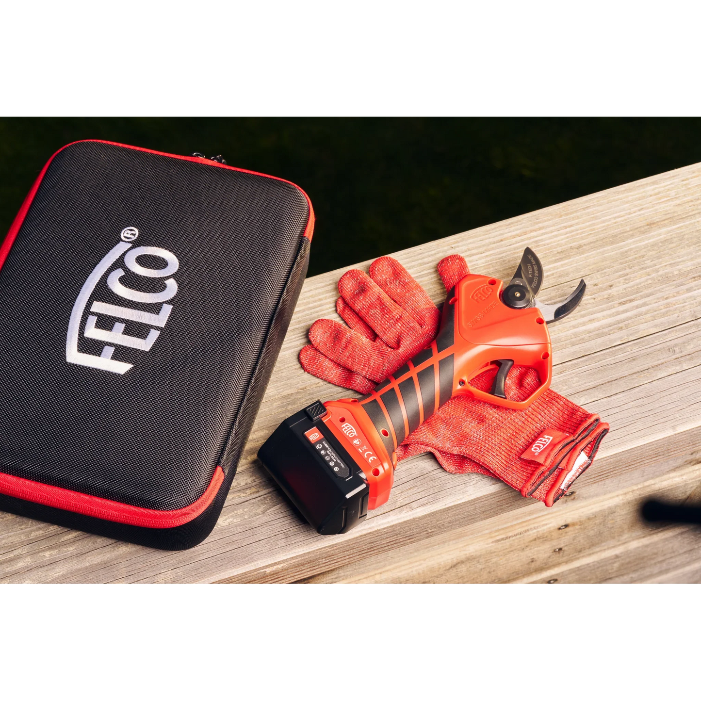 FELCO 2e Akku-Astschere inkl. Akku & Ladegerät
