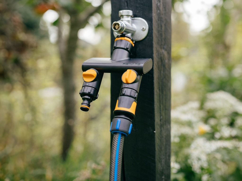 FISKARS Hahnanschluss 2-Wege-Wasserverteiler On/Off