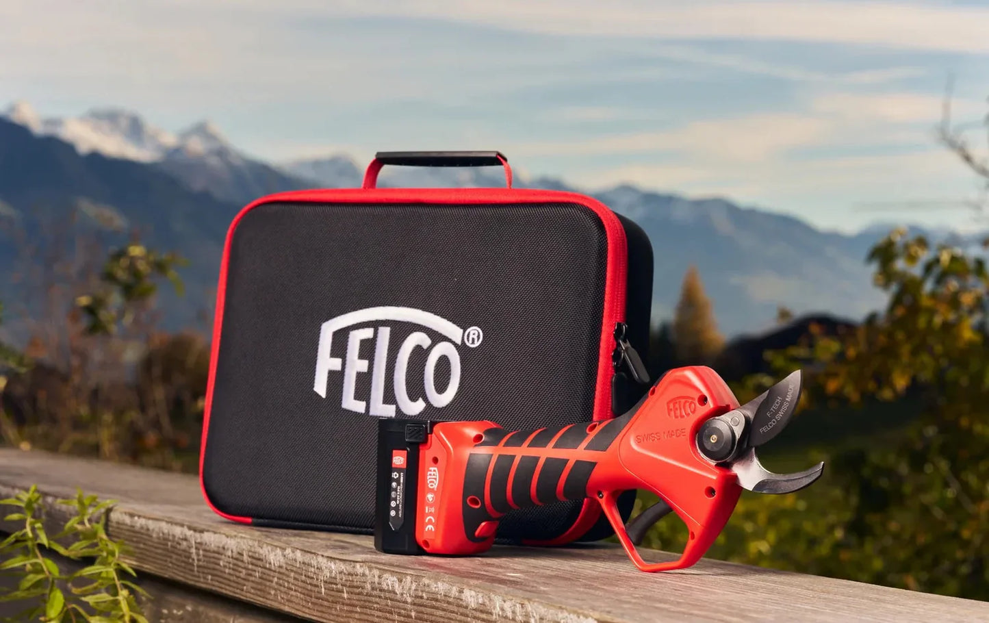 FELCO 2e Akku-Astschere inkl. Akku & Ladegerät